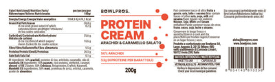 valores nutricionales de Crema Proteica De Cacahuetes y Caramelo Salado