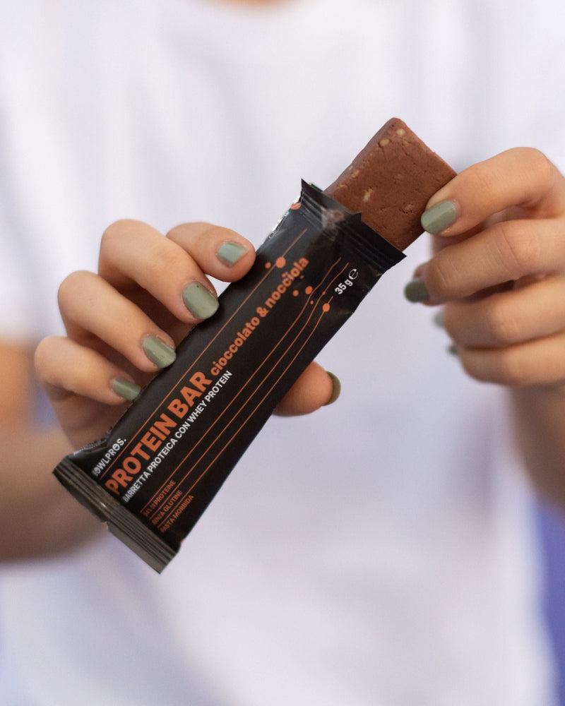 Barritas Extra Proteicas con Chocolate y Avellanas