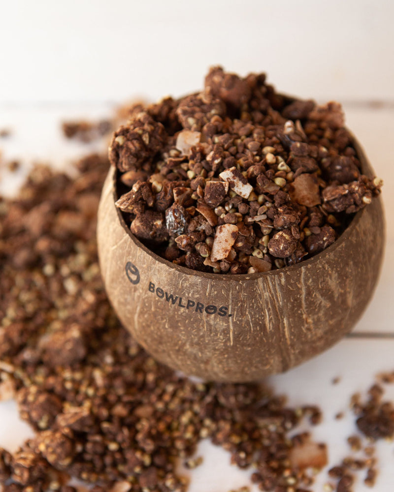 Granola Proteica Cacao, Almendras y Coco
